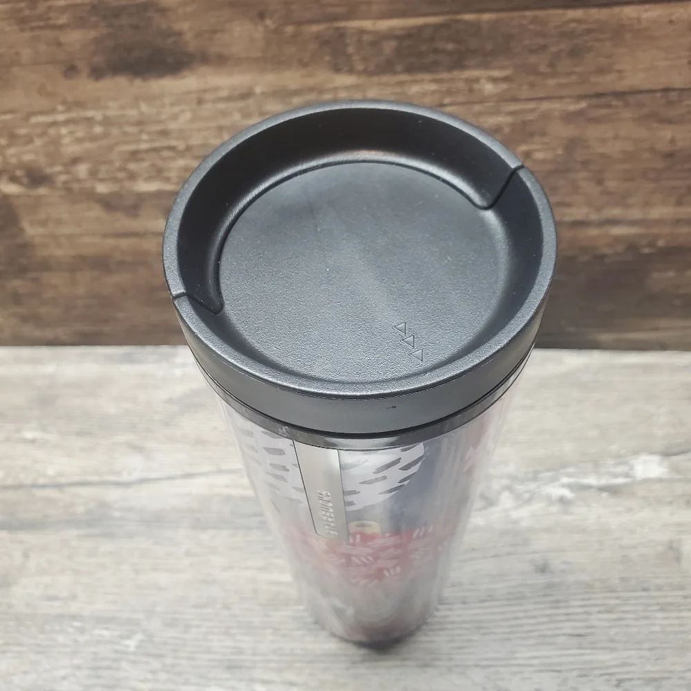 Starbucks 2013‎ Holiday Christmas Tree Ornament Black 16 oz Tumbler Coffee Mug
